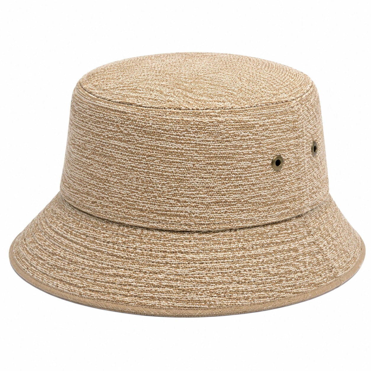 Fischerhut Einheitsgröße aus Textil in Beige mit breiter Krempe
