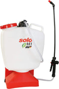 Solo Sprinkler, Weiß/Rot/Schwarz, 441 Akku Rückenspritze - Drucksprüher Made in Germany, Weiß