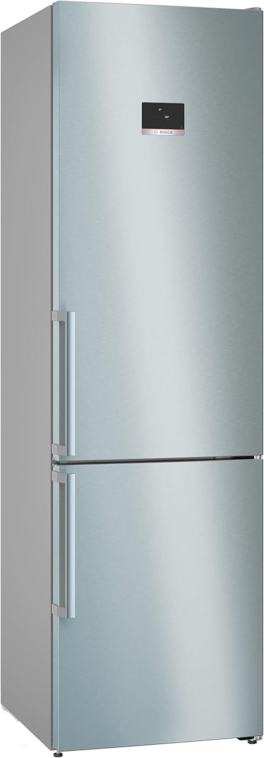 Bosch Kühl-Gefrierkombination, 203 x 60 cm, 260 L, 103 L, Silber, KGN39AIBT Serie 6 Kühl-Gefrier-Kombination, Kühlen + Gefrieren