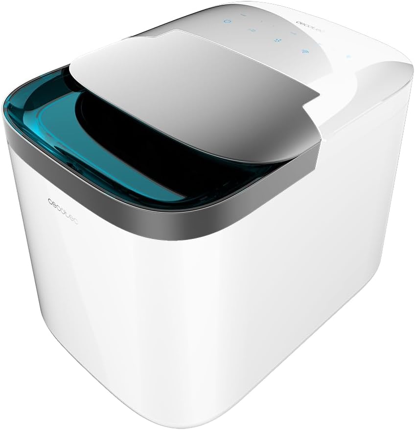 Cecotec Eismaschine, 150 W, 15 kg, Weiß, Chillin' Ice 1500., Tägliche Produktionskapazität von, Touchscreen-Display