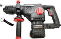 HEADNMORE Bohrhämmer, 20 V, Schwarz/Rot, ® Bundle - PARKSIDE PERFORMANCE® Akku Kombihammer PKHAP