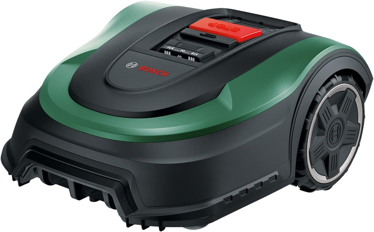 Bosch Rasenmäher, 19 cm, 700 m, 18 V, Grün/Schwarz, Roboter Indego M+ 700 (mit Akku und App-Funktion, Ladestation enthalten