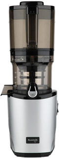 kuvings Mastizier-Entsafter mit einer Schnecke, 200 W, 2 L, Silber/Schwarz, AUTO8 Entsafter, Pflegeleichter Slow Juicer mit Fassungsvermögen und Motor