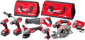 Milwaukee Handwerkzeuge, Rot/Schwarz/Silber, 2896, 26 M18 Fuel 6-tool Combo Kit
