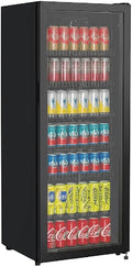 METRO Professional Getränkekühlschrank, 237 L, 110 W, Schwarz, GSC4240B, 6 verstellbaren Einlegeböden, LED-Innenbeleuchtung