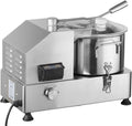 GastroHero Gemüsehobel, 6 L, Silber, Kutter I Tischkutter I Cutter für Wurst Gemüse Brot I