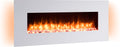 BALDERIA Elektrokamin, 2000 W, Weiß, Yoash - Elektrischer Wandkamin mit Heizung 1000/, realistischer 3D-Flammeneffekt