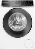 Bosch Waschmaschine, 60 cm, 9 kg, Weiß/Schwarz, WGB24400IT Serie 8 Smart Frontlader, 1400 Umdrehungen, Energieeffizienz A -20%