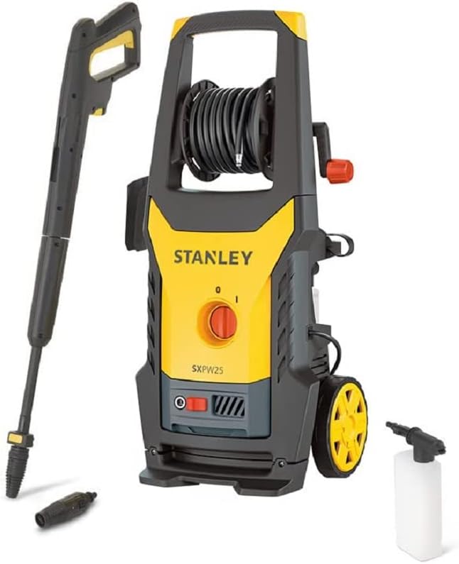 Stanley Hochdruckreiniger, 170 bar, 2500 W, 500 l, Gelb/Schwarz, SXPW25E (
