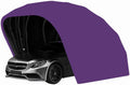 Edelstahl Carports, L5,5 M * B 2,5 M * H 2,3 M, Edelstahl 600D verdicktes verschlüsseltes Oxford-Tuch, Lila