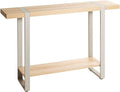 Sofa HAKU, 30 cm, Eiche Natur/Kaschmirgrau, Konsole Eiche Natur, Metall, Spanplatte - Maße: B 120 x H 82 x T, Style: Modern