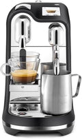Sage Nespresso SNE800BSS the Creatista Plus Kaffeekapselmaschine, Gebürstetes Edelstahl Kaffeemaschine, Schwarz/Silber