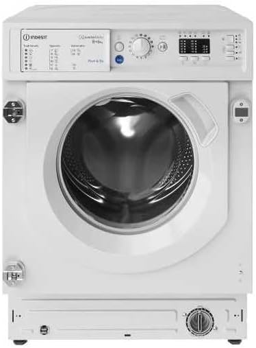 Indesit BIWDIL861485EU Waschtrockner, vollintegrierbar, 8/6 kg, Weiß