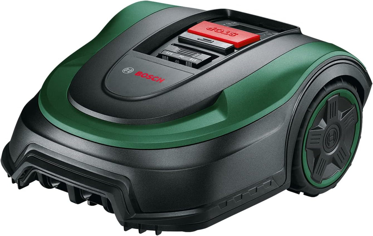 Bosch Rasenmäher, 19 cm, 500 m, 18 V, Grün/Schwarz, Roboter Indego S+ 500 (mit Akku und App-Funktion, Ladestation enthalten