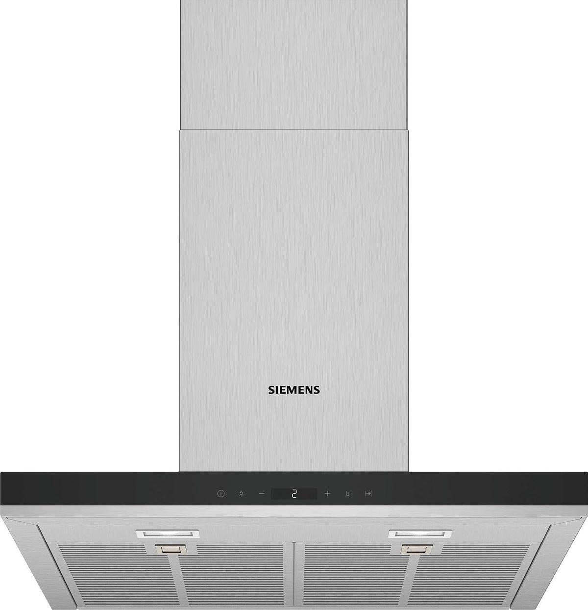 Siemens Dunstabzugshaube, 60 cm, Silber, LC67BIP50 iQ500 Wandesse, Made in Germany, LED-Beleuchtung, touchControl