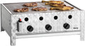 Bartscher Bräter & Grills, Robuster Edelstahl , Energiequelle: Gas, Silber/Schwarz