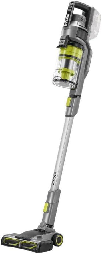 RYOBI Staubsauger, 18 V, Anthrazit/Silber/Grün, ONE+ Brushless Akku- RSVS18BL-0, 90 AW Saugleistung, bürstenloser Motor