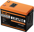 Cloudenergy Akkus, 3840 Wh, 12.8 V, 300 Ah, Schwarz/Orange, LiFePO4 Li-Ion Akku, 200A Bluetooth BMS mit Touchscreen. Zyklenzahl 6000 +