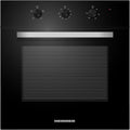 HEINNER Backofen, 70 L, Schwarz, HBO-M654G-GBK Einbau-Elektro-, Fassungsvermögen, 4 Kochfunktionen, mechanische Steuerungen