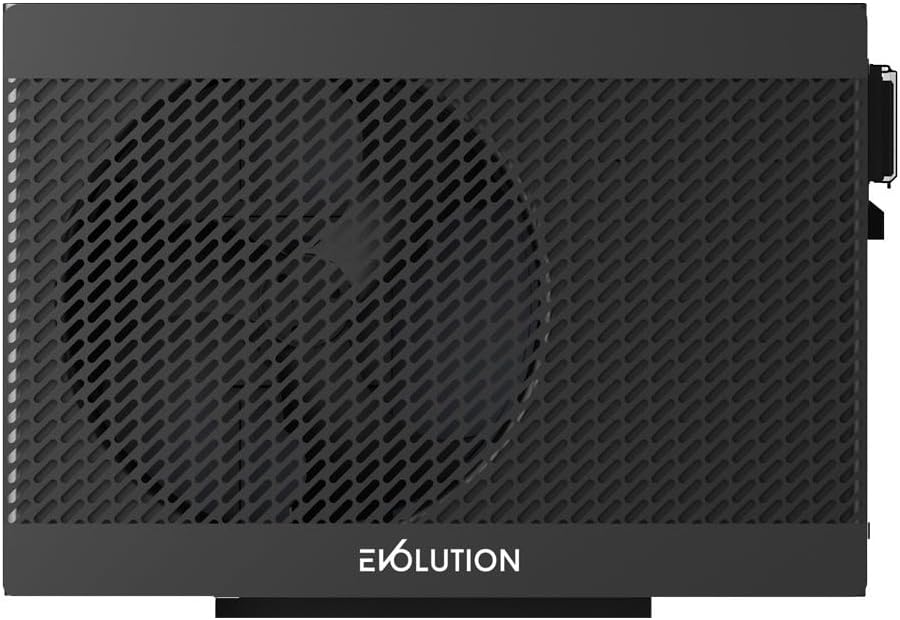 EVOLUTION Heizpumpen, 50m, Schwarz, Full Inverter Wärmepumpe Proline 10 bis ³ App Timer Heizen