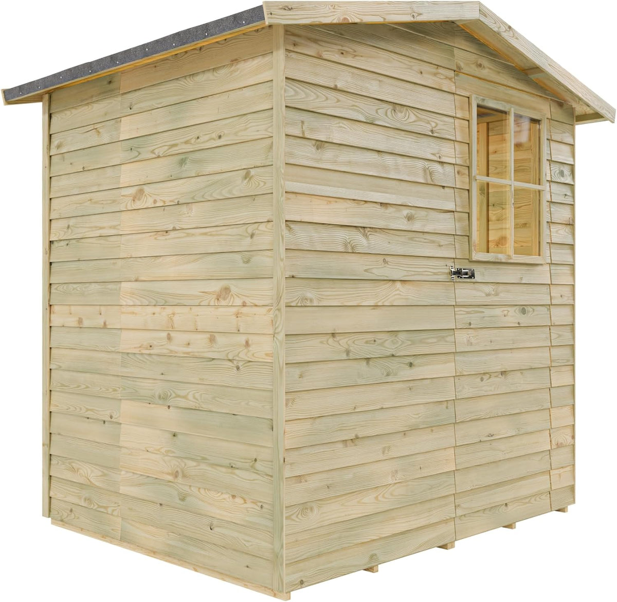 belladoor Gerätehaus, 180 x 145 x 210 cm, 9 mm, Holz, Dortmund 1, Gartenhaus, Wandstärke, Kesseldruckimprägniert