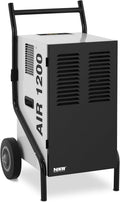 MSW Motor Technics Luftentfeuchter, 5,69 L, 50 L, 90 m, Weiß/Schwarz, Bautrockner - /24 h - ² - - Raumtrockner Raumentfeuchter