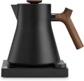 Fellow Heißwasserspender, 0.9 Liter, Schwarz/Walnuss, Corvo EKG Pro Electric Tea Kettle - Electric Pour Over, F Plug