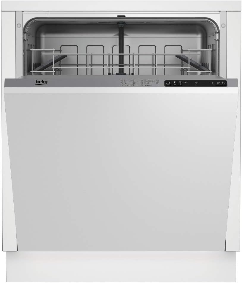 Beko Geschirrspüler, Weiß, BDIN38530C Einbau- /ConerIntense/10 Jahre, 8 x 59, 8 x 55, schwarz