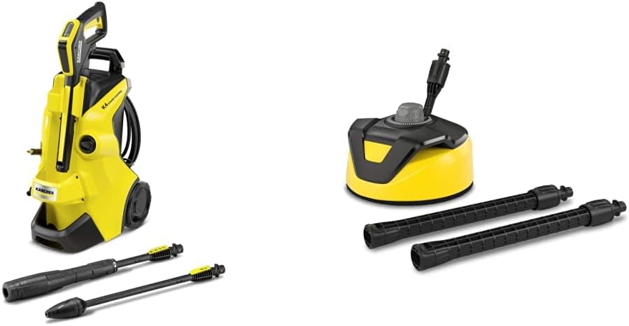 Karcher Hochdruckreiniger, Gelb/Schwarz, Kärcher K 4 Power Control: Clevere App-Unterstützung Gelb &, für große Flächen