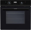 Wolkenstein Backofen, 66 L, Schwarz, WMO 90 Einbau- mit Glasblende, 8 funktionen, Digitaltimer, Softclose, 2300 Watt