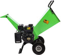 GARDENBEAUT Häcksler & Mulcher, 76 mm, Grün/Schwarz, R30 Benzin Häcksler, 7 PS 212 CCM 4-Takt Benzinmotor, max. Aststärke