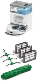 iRobot Saugroboter, Weiß/Grau/Grün, Bundle Roomba Plus 405 Combo Robot + Accessories Kit