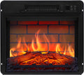 TV-Schrank ArtiFlame, 13 cm, 30 m, Schwarz, AF18B Elektrischer Kamineinsatz, Tiefe, LED-Flammeneffekt, Heizung bis ²