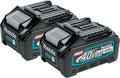 Makita Akkus, 4,0 Ah, 40 V, Schwarz, max XGT Akku, 2 Stück