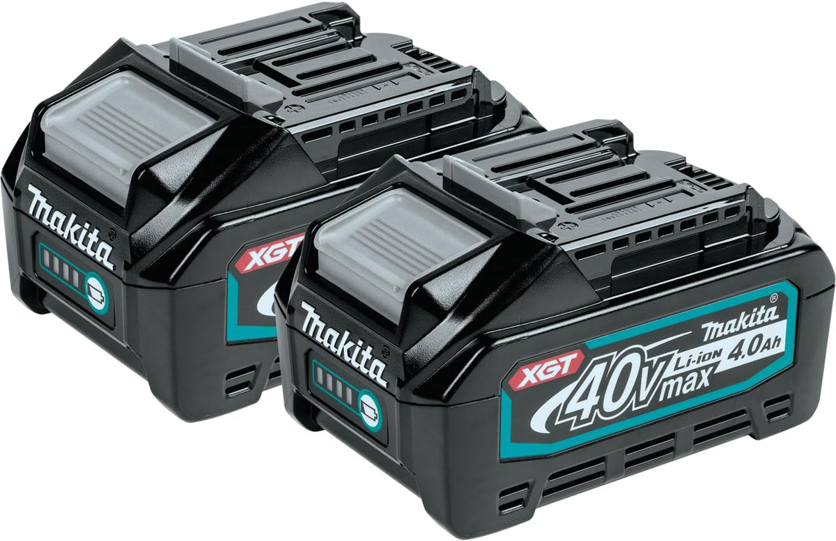 Makita Akkus, 4,0 Ah, 40 V, Schwarz, max XGT Akku, 2 Stück