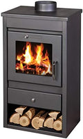 Victoria-05 Ltd. Kaminofen, 9 kW, Schwarz, EEK A+ Deluxe L