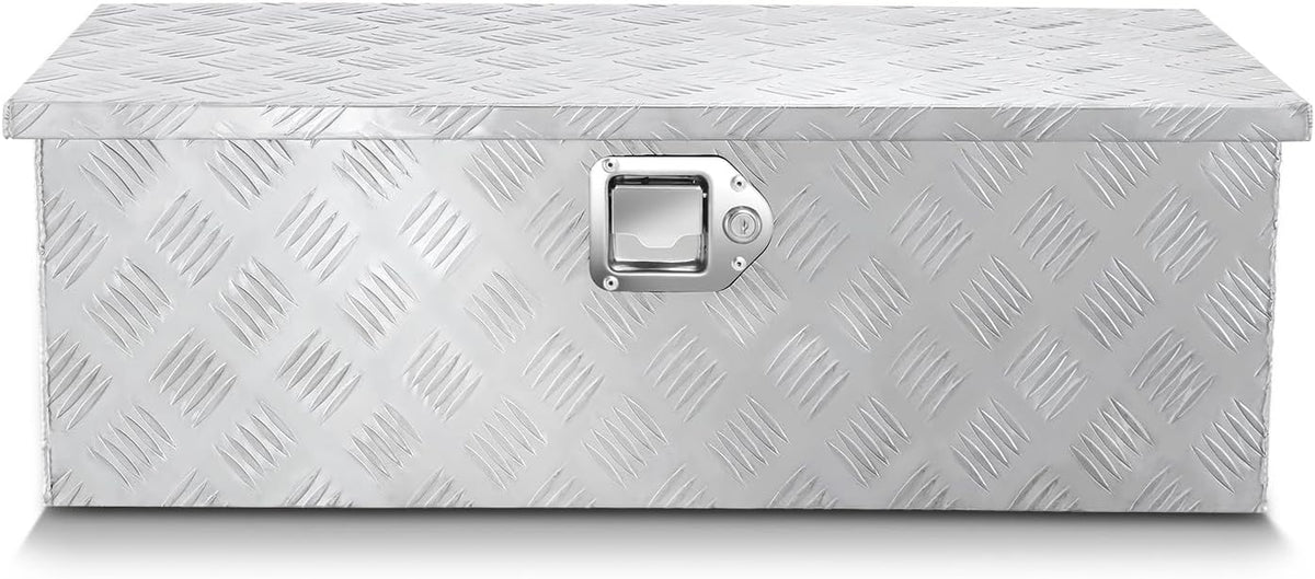 DNA MOTORING Bett, 78,7 cm, 29,2 cm, 33 cm, Silber, TBOX-T5-010-ALU Abschließbare Aufbewahrungsbox, LKW-, Werkzeugkasten