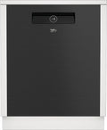 Beko Geschirrspüler, 60 cm, Schwarz, BDDN38440DD Unterbau- teilintegriert, für 14 Maßgedecke, 3 Spülebenen, 5 Temperaturen