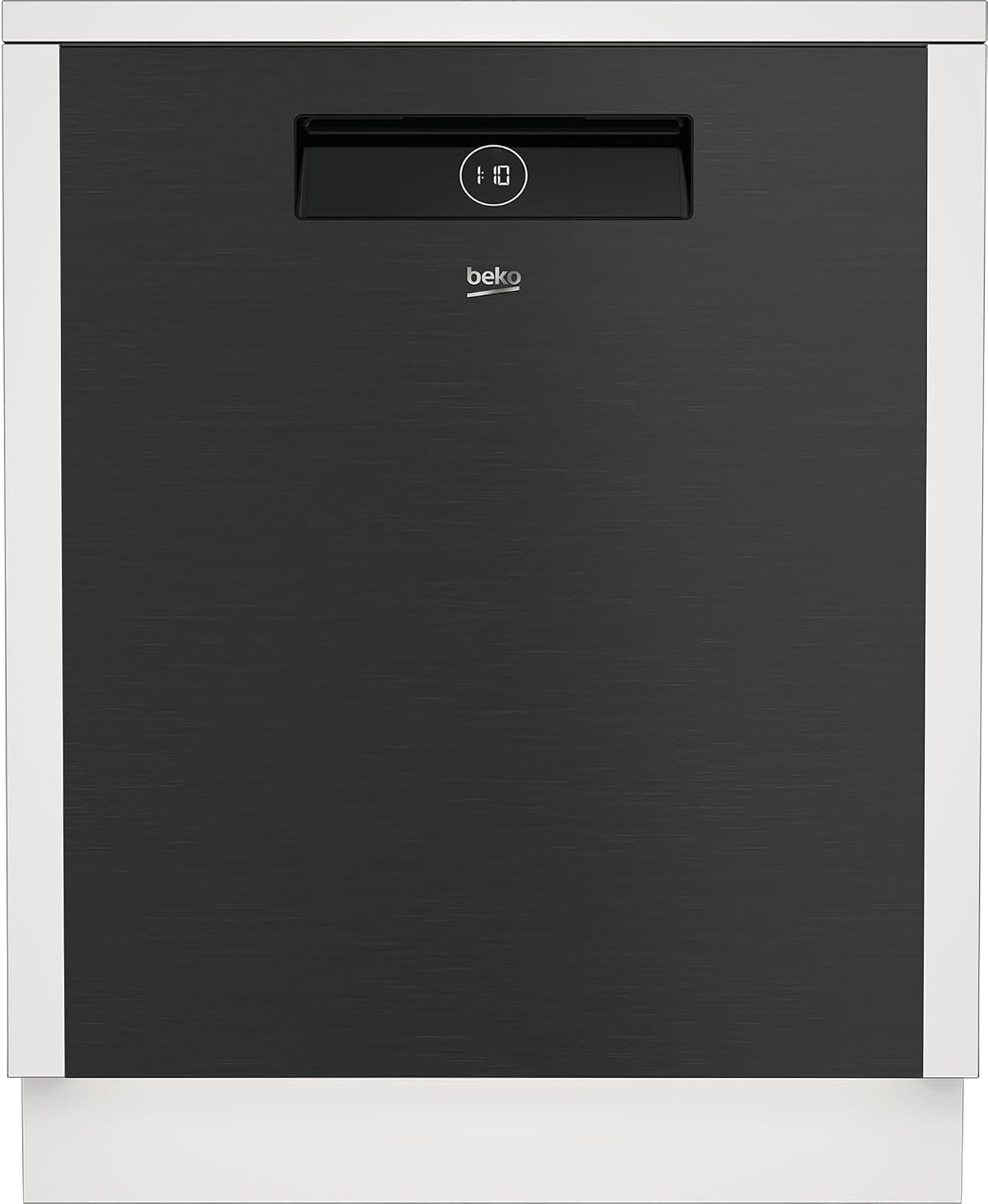 Beko Geschirrspüler, 60 cm, Schwarz, BDDN38440DD Unterbau- teilintegriert, für 14 Maßgedecke, 3 Spülebenen, 5 Temperaturen