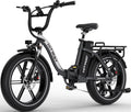 HITWAY E-Bike, 20 Zoll, 18 Ah, 250 W, 48 V, Schwarz/Grau, E Bike mit Akku, Elektrofahrrad, Faltbares All-Terrain mit Fat Reifen