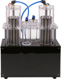 ToysWeltX Powerstation, transparent/schwarz, Wasserelektrolysegerät, Wasserstoff- und Sauerstofftrennungsgenerator mit doppeltem