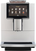 Tchibo Kaffeevollautomat, 2 L, Weiß/Silber, Office mit Wasserfilter, Keramikmahlwerk, Farb-Touchdisplay, 1500 Watt