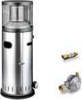 Enders Audiogerät, Silber/Schwarz, Gas-Terrassenheizer Polo 2.0 inkl. Sicherheits Kit