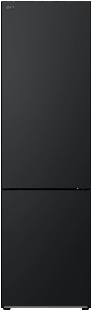 LG Kompressor, Schwarz, GBV22NCCEP Kühl-/Gefrierkombination, Smart Inverter Compressor, Total No Frost, Modern Flat Door Design