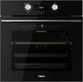 Teka Backofen, 70 Liter, 60 cm, Schwarz, Einbau- MaestroPizza, Ofen mit Grillrost, hohe Temperatur bis 340°, Pyrolyse-Selbstreinigung