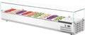 METRO Professional Wohnzimmerschrank, 135 W, 52 L, Silber, Kühlaufsatz GHS2150, Edelstahl/Glas, kompatibel mit GPT2100