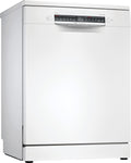 Bosch Geschirrspüler, 60 cm, Weiß, SMS4HMW02E Stand- Serie 4, freistehend Spülmaschine mit Besteckschublade, Home Connect