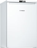 Bosch Gefrierschrank, 39 dB, 83 L, Weiß, GTV15NWEB Serie 2 Mini- 85 x 56, Super Gefrieren für schnelles Einfrieren von frischen