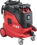 FLEX Staubsauger, 7,5 m, 42 l, Rot/Schwarz, VCE 44 H AC Sicherheitssauger mit automatischer, Klasse H, 1200 Watt
