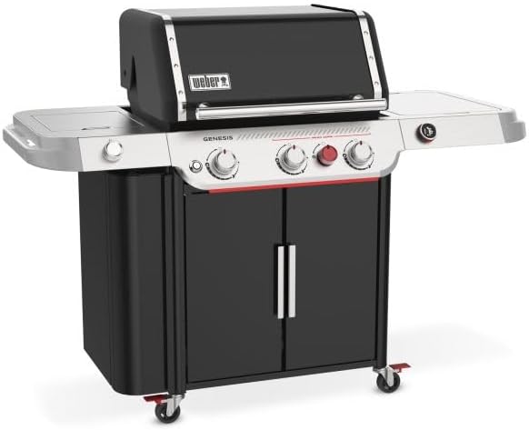 Weber Gasgrill, 335 W, Schwarz/Silber, Genesis EPX- GBS Smart, Schwarz, mit Smart-Technologie und GBS-Grillrost